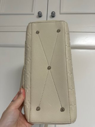 Bolso crema con monedero piel NUEVO