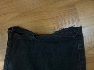 Pantalón Bershka Negro Ancho Talla 36