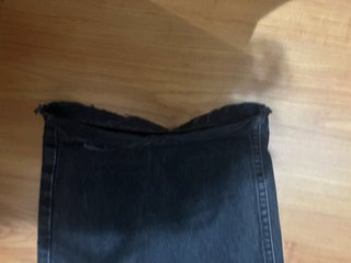 Pantalón Bershka Negro Ancho Talla 36