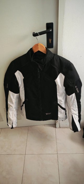 Chaqueta Moto Mujer con Forro Térmico