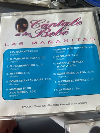 3 CDs Cántale a tu Bebé