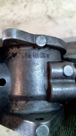 Seat 206181 038129637d válvula egr altea
