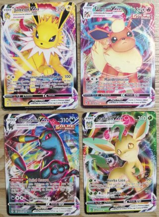 Lote 4 Cartas Pokémon VMAX