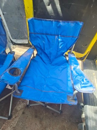 2 Sillas Plegables Playa Azul