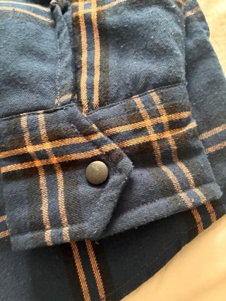 Sobrecamisa Guy cuadros azul y marrón