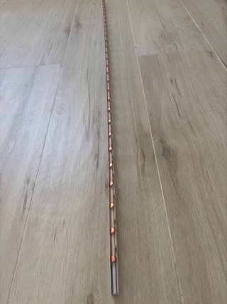 Peine bipolar cuadro eléctrico Busbar 1,2m