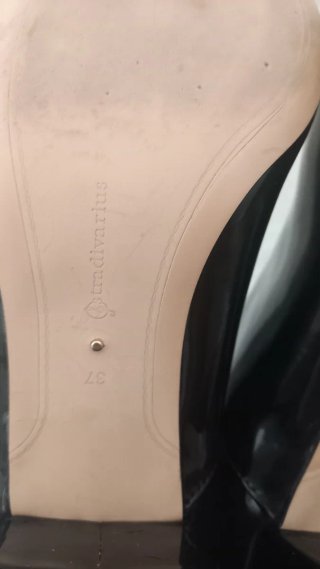 Botines Stradivarius Talla 37 Negros Charol