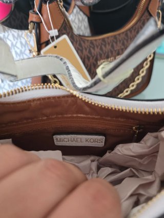 Bolso Michael Kors Marrón y Dorado