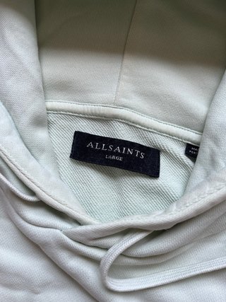 Sudadera AllSaints Verde Menta Logo Talla L