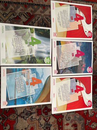 Con estos libros de 4.º de ESO
