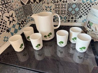 Jarra y 6 Vasos