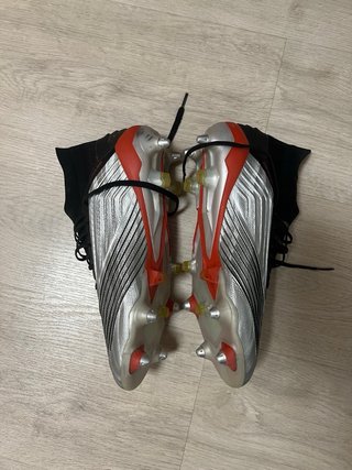 Botas de fútbol Adidas Predator Plata/Rojo