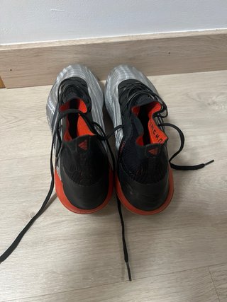 Botas de fútbol Adidas Predator Plata/Rojo