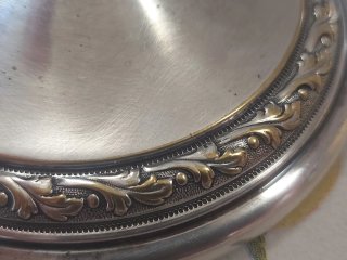 Rara Formaggiera Antica Placcata Argento