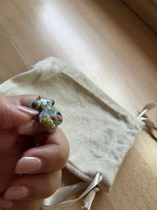 Pulsera Tous Plata y Esmalte Multicolor