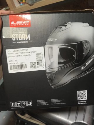 Casco LS2 FF800 Storm Racer Azul/Negro talla S