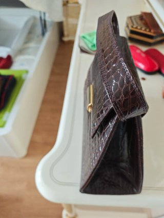 Bolso piel serpiente auténtico
