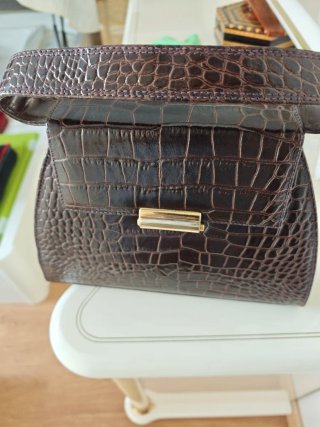 Bolso piel serpiente auténtico