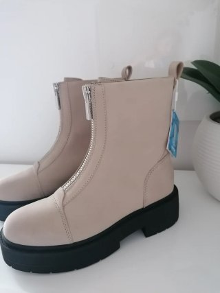 Stivaletti Geox Pelle Beige Tg 36