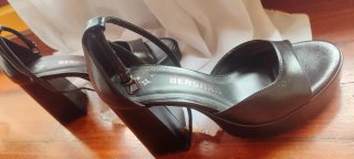 Sandalias de plataforma negras