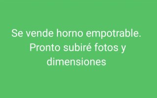 Horno empotrable