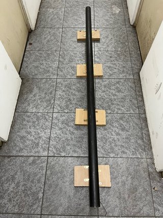 Barra artesanal para glindar 2m