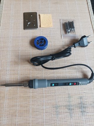 Soldador Digital Estaño 80W + Accesorios