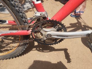 Bicicleta de Montaña Roja