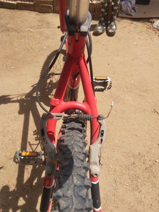 Bicicleta de Montaña Roja
