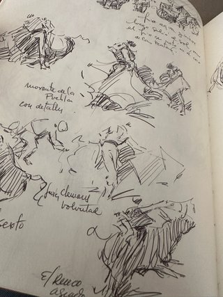 Libro con dibujos originales de Cesar Papacios