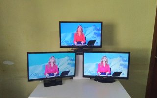 3 tv samsung 22" ascao