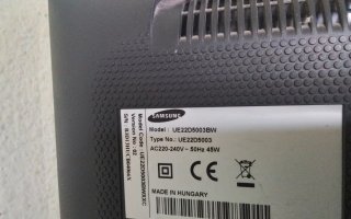 3 tv samsung 22" ascao
