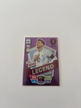 4 Cartas Messi Adrenalyn XL Mundial Qatar 2022