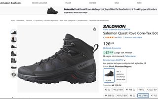 Botas Salomon Quest Rove GTX Gore-Tex