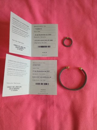 Conjunto Tous Pulsera y Anillo
