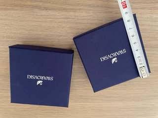2 Cajas de Joyería Swarovski Medianas