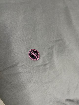 Pull&Bear Jersey Cuello Alto Cremallera Gris