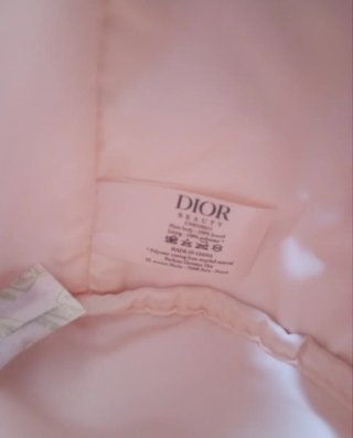 Neceser Dior Beige con Logo Bordado