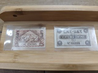 Lote 5 Billetes Guerra Civil Cataluña