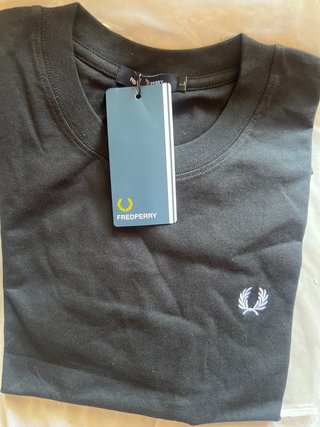 Camiseta Fred Perry Negra Talla L