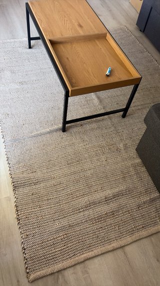 Alfombra Zara Home Beige y Marrón