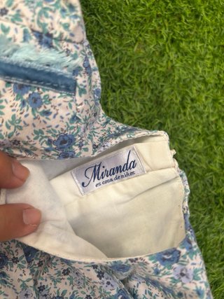 Vestido floral azul