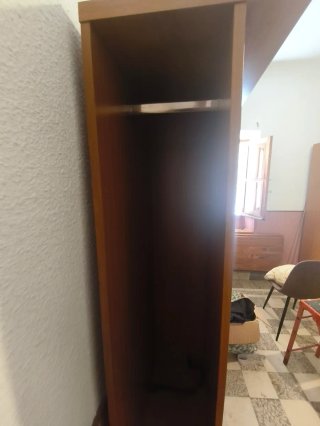 Mueble Espejo Madera y Cristal