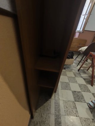 Mueble Espejo Madera y Cristal