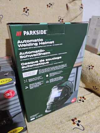 Soldador Inverter y Máscara Automática Parkside