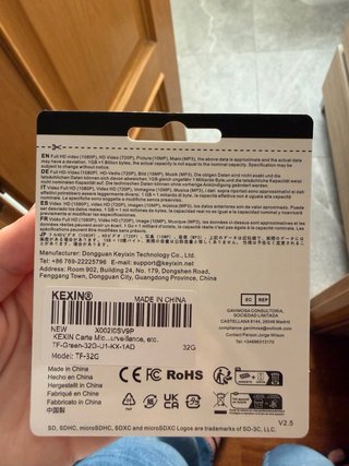 Micro SDHC 32GB Nueva