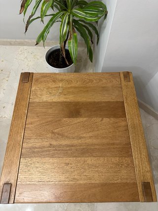 2 Mesas Auxiliares de Madera