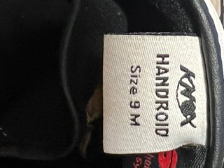 Guantes Knox Handroid Negro y Blanco