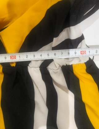 Vestido estampado rayas