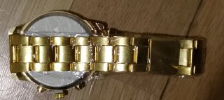 Reloj dorado GENEVA cronógrafo precio negociable